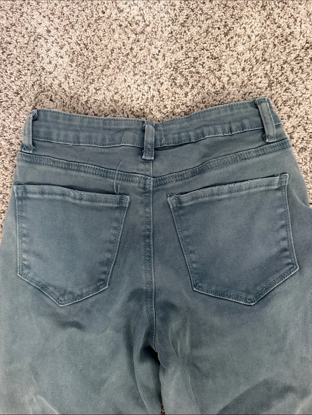 Zenana Outfitters Jeans in Teal - Picture 3 of 7